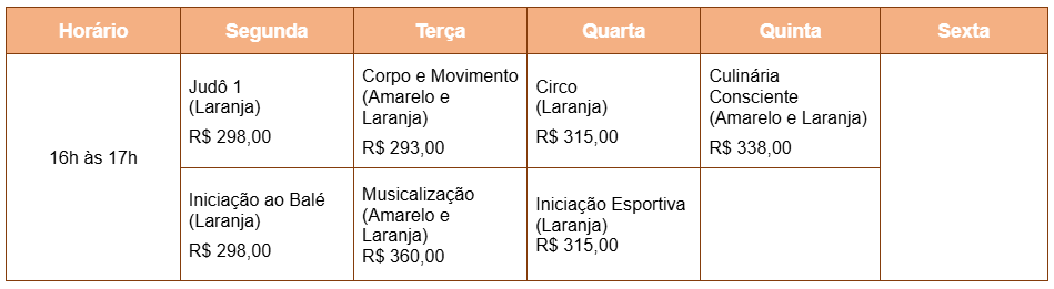 Amarelo e Laranja